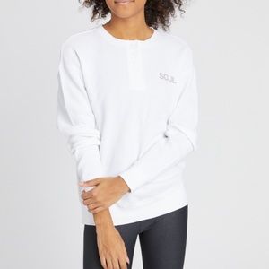 SOULCYCLE henley. Worn once.